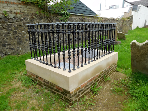 Restored grave of Dr Drummond